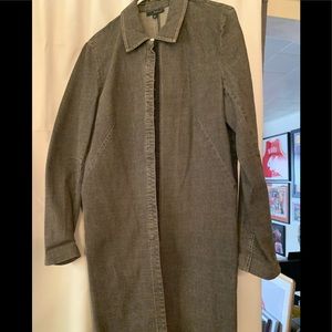 Long denim-y jacket/coat, light